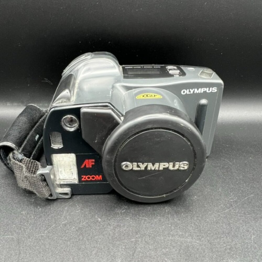 Vintage 1980s Olympus AZ 300 Super Zoom Bridge 35mm Camera - NOT TESTED